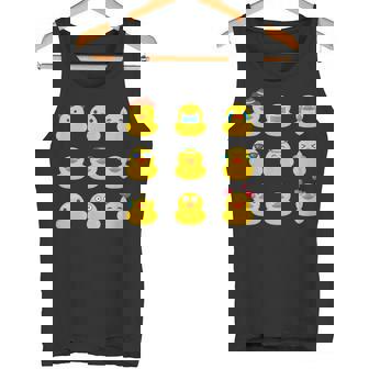 ラバーアヒル、きしむアヒル、ナインバスダック、ラバーアヒル タンクトップ - Kawaiitshirt
