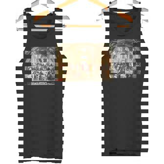 ラファエロ作「アテネの学堂」 タンクトップ - Kawaiitshirt