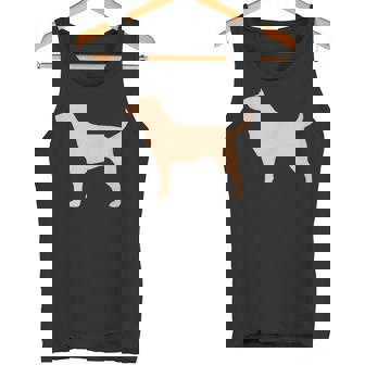 ラブラドールレトリバー 犬のシルエット タンクトップ - Kawaiitshirt