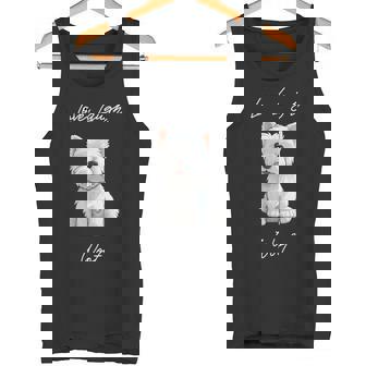 ラブ・ラフ・ウーフ-ウェスティ-ウエスト・ハイランド・テリア タンクトップ - Kawaiitshirt