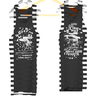 ラーテルはとんでもなく素晴らしい面白い動物だから タンクトップ - Kawaiitshirt