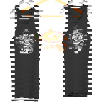 ラーメン寿司ダックスフント犬 タンクトップ - Kawaiitshirt
