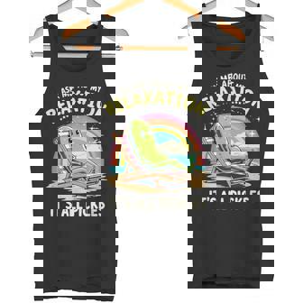 リラクゼーション聞いてピクルスモチベーション タンクトップ - Kawaiitshirt