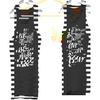 リーフ・ミー・アローン・ネイチャー・デザイン タンクトップ - Kawaiitshirt