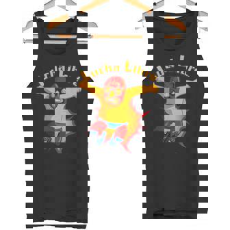 ルチャリブレメキシコ覆面レスラー漫画アクションポーズ タンクトップ - Kawaiitshirt