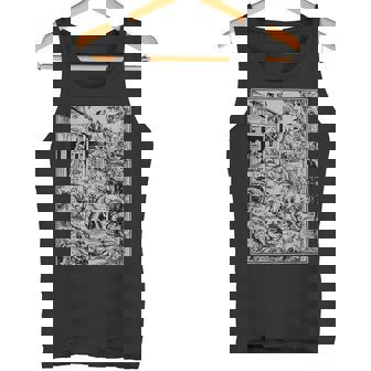 ルーカス・クラナッハによる人狼の攻撃 ゴシック グランジー オカルトアート タンクトップ - Kawaiitshirt