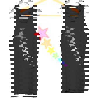 レインボーカラーの星。 タンクトップ - Kawaiitshirt