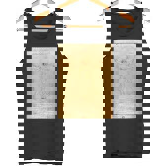 レオナルド・ダ・ヴィンチのウィトルウィウス人 タンクトップ - Kawaiitshirt