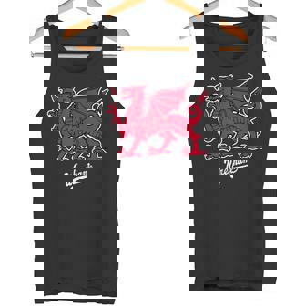 レクサム ウェールズドラゴン 小台本 タンクトップ - Kawaiitshirt