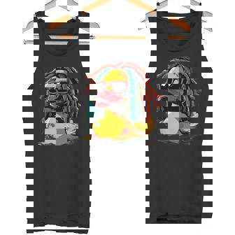 レゲエ ラバー アヒル ゴム アヒルの子 ジャマイカ ジャマイカ ルーツ タンクトップ - Kawaiitshirt