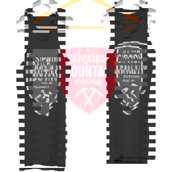 レスキュー隊スキーパトロールレトロスノーボードウィンターリゾート タンクトップ - Kawaiitshirt