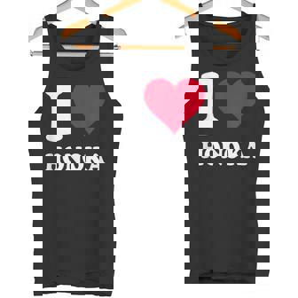 レッドハート I Love Honoka タンクトップ - Kawaiitshirt