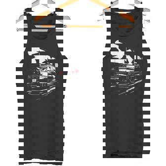 レトロ Jdm 日本語 ドリフト レーシング チューニング カー レジェンド スカイラインr34 タンクトップ - Kawaiitshirt