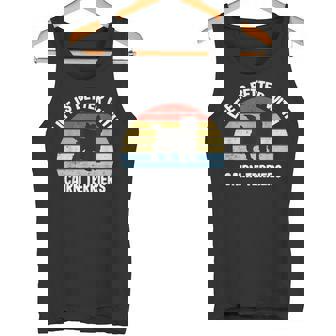 レトロ ケアンテリア 犬 タンクトップ - Kawaiitshirt