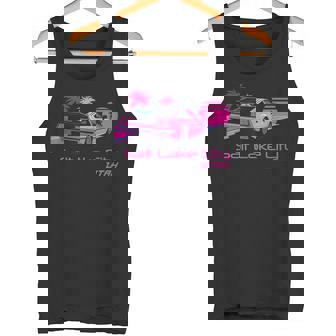 レトロ ソルトレイクシティ ユタ タンクトップ - Kawaiitshirt