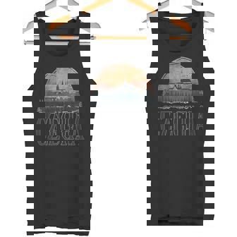 レトロ チェコ 風景 ヴィンテージ お土産 タンクトップ - Kawaiitshirt