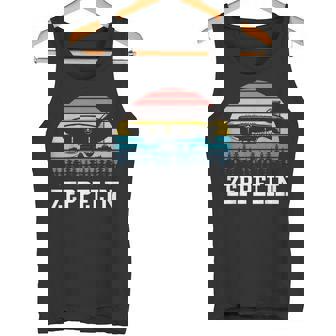 レトロ ツェッペリン 70年代 80年代 飛行船 ツェッペリン ツェップリン タンクトップ - Kawaiitshirt