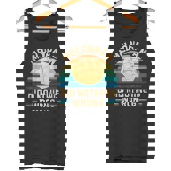 レトロ メロンパン Did Nothing Wrong ヴィンテージ メロンパン 食品愛好家 タンクトップ - Kawaiitshirt