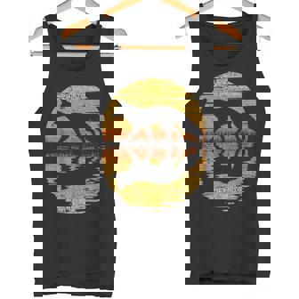 レトロ ヴィンテージ キツネ 反射 70年代 80年代 犬 動物 タンクトップ - Kawaiitshirt