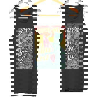 レトロ ヴィンテージ サーフ クラブ オクトパス Ca サンタクルーズ タンクトップ - Kawaiitshirt