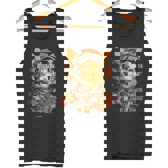 レトロ 宇宙飛行士 猫 タンクトップ - Kawaiitshirt