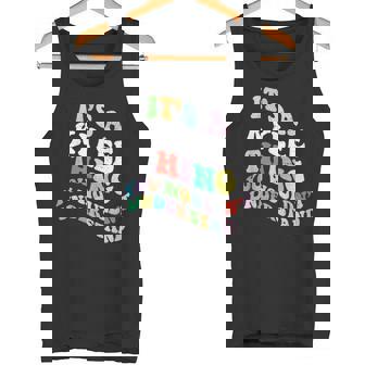 レトロでグルーヴィーなのはカイリーが理解できないもの タンクトップ - Kawaiitshirt