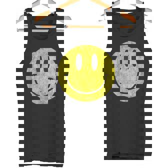 レトロアシッドハウス 80年代90年代ヴィンテージスマイルtシャツ アンティーク調 タンクトップ - Kawaiitshirt