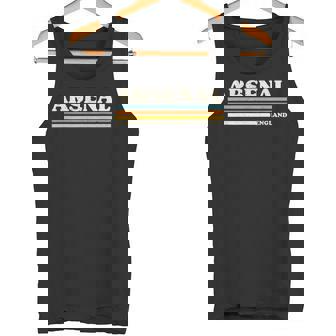 レトロストライプアーセナル。 タンクトップ - Kawaiitshirt