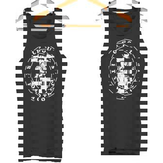 レトロバイク R Ninet フロントビュー レタリング付き タンクトップ - Kawaiitshirt