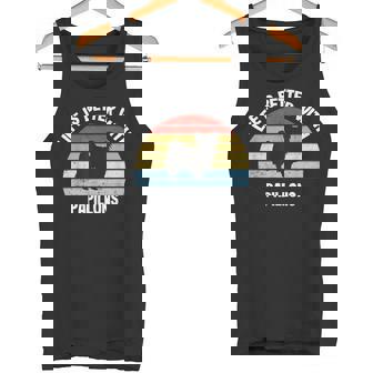 レトロパピヨン 犬 ギフト タンクトップ - Kawaiitshirt