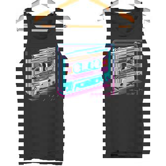 レトロヴェイパーウェイブカセット ロフィ アニメ 日本の美学 タンクトップ - Kawaiitshirt