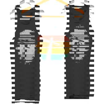 レトロ・ヴィンテージ・クロスデザイン・ジーザス タンクトップ - Kawaiitshirt