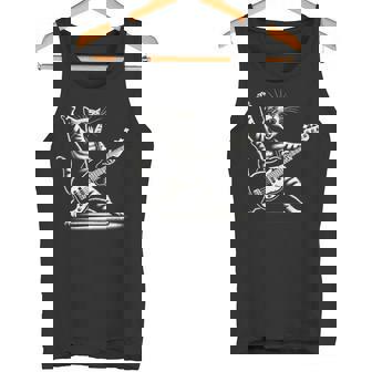 ロッキーキャット ベースギター4面エレキベースプレーヤー タンクトップ - Kawaiitshirt
