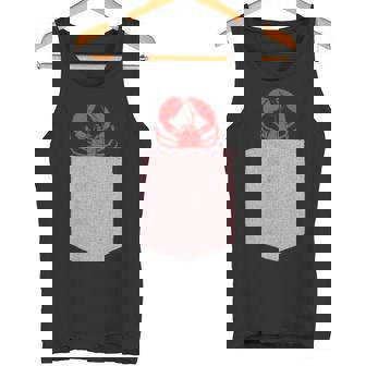 ロブスターデザイン-かわいいポケットアニマルロブスター タンクトップ - Kawaiitshirt