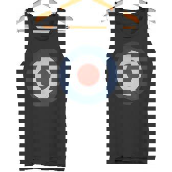 ロンドン イギリス ロック パンク モッズ ターゲット メンズ ミリタリー 空軍 かっこいい アーミー Army Uk タンクトップ - Kawaiitshirt