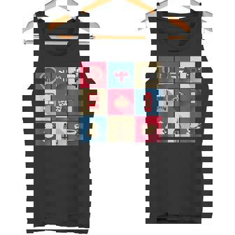 ロンドンバス スカイライン イギリス国旗 ユニオンジャック タンクトップ - Kawaiitshirt