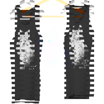 ローンウルフ 森 山 野生 野生動物 雪 オオカミ タンクトップ - Kawaiitshirt