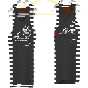 ワインフライデー ワインウィーク ウィークエンド ワイン好き タンクトップ - Kawaiitshirt