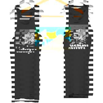 ワシントン州立大学ホームマウンテンズ ビッグフット サスカッチ イエティ ギフト タンクトップ - Kawaiitshirt