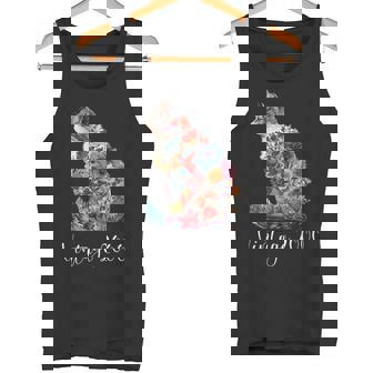 ヴィンテージ 2000 花柄 花 猫好き 24時間 誕生日 タンクトップ - Kawaiitshirt