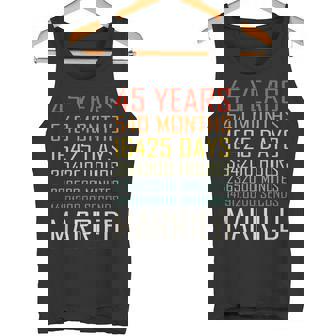 ヴィンテージ 45年 540ヶ月 結婚45周年 記念日 タンクトップ - Kawaiitshirt