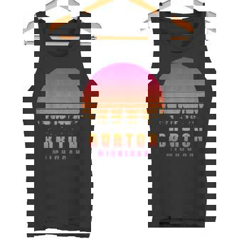 ヴィンテージ Burton Michigan Mi レトロ 70年代 80年代 グラフィック お土産 タンクトップ - Kawaiitshirt