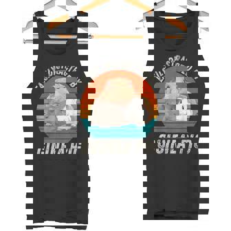 ヴィンテージ Easy Distracted By モルモット レトロ モルモット タンクトップ - Kawaiitshirt