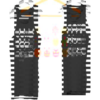 ヴィンテージ グラフィカル 日本 アート 天狗 きつね ひょっとこ マスク タンクトップ - Kawaiitshirt