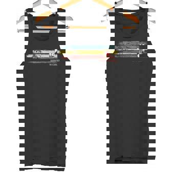 ヴィンテージ サンタクルーズ レトロ サーファー ビーチ サンタクルーズ カリフォルニア タンクトップ - Kawaiitshirt