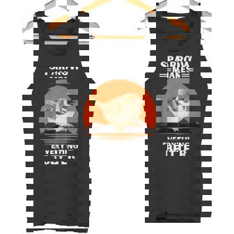 ヴィンテージ スズメの鳥 Make Everything Better スズメの鳥 タンクトップ - Kawaiitshirt