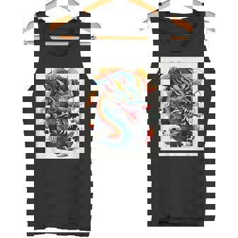 ヴィンテージ タトゥー アート ドラゴン タンクトップ - Kawaiitshirt