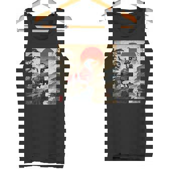 ヴィンテージ ダックスフンド サムライ ウナー 犬 日本の浮世絵 アート タンクトップ - Kawaiitshirt