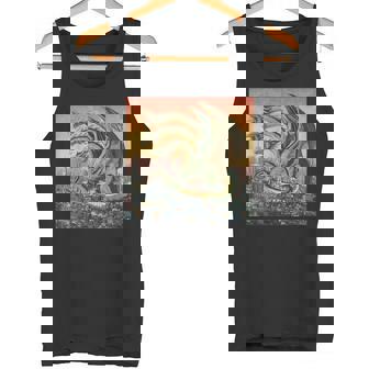ヴィンテージ ドラゴンキング ギドラ アート 夕日 日本人 キッズ 男性 タンクトップ - Kawaiitshirt