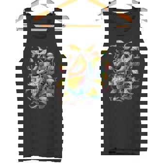 ヴィンテージ ネペンテス ピッチャー 植物ティー 食虫植物アート タンクトップ - Kawaiitshirt